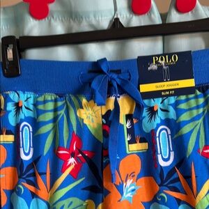 Polo Ralph Lauren Blue Floral Sleep Jogger
